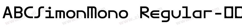 ABCSimonMono Regular字体转换